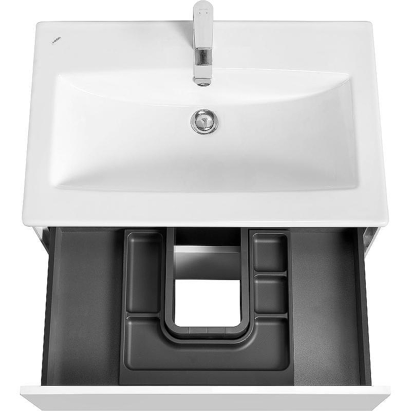 Тумба под раковину Aquaton Сохо 75 1A258101AJ010 подвесная Белая глянцевая, купить, цена, заказать, магазин, доставка, скидка, промокод, купить, цена, заказать, магазин, доставка, скидка, промокод