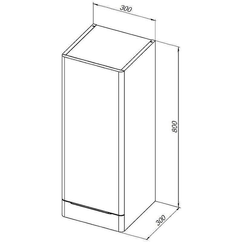 Подвесной шкаф Aquanet Ирис new 30 310155 Белый глянцевый, купить, цена, заказать, магазин, доставка, скидка, промокод, купить, цена, заказать, магазин, доставка, скидка, промокод
