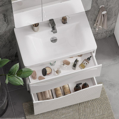 Тумба под раковину Volna 80.2Y tnVLN80.2Y-01 Белая