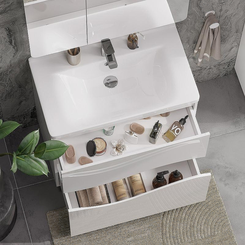 Тумба под раковину Volna 80.2Y tnVLN80.2Y-01 Белая, купить, цена, заказать, магазин, доставка, скидка, промокод, купить, цена, заказать, магазин, доставка, скидка, промокод