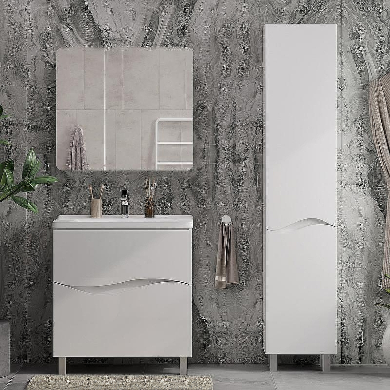 Тумба под раковину Volna 80.2Y tnVLN80.2Y-01 Белая, купить, цена, заказать, магазин, доставка, скидка, промокод, купить, цена, заказать, магазин, доставка, скидка, промокод