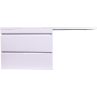 Тумба под раковину Style Line Даллас Люкс Plus 140 L СС-00002337 подвесная Белый глянец, купить, цена, заказать, магазин, доставка, скидка, промокод, купить, цена, заказать, магазин, доставка, скидка, промокод