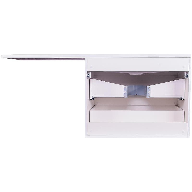 Тумба под раковину Style Line Даллас Люкс Plus 140 L СС-00002337 подвесная Белый глянец, купить, цена, заказать, магазин, доставка, скидка, промокод, купить, цена, заказать, магазин, доставка, скидка, промокод