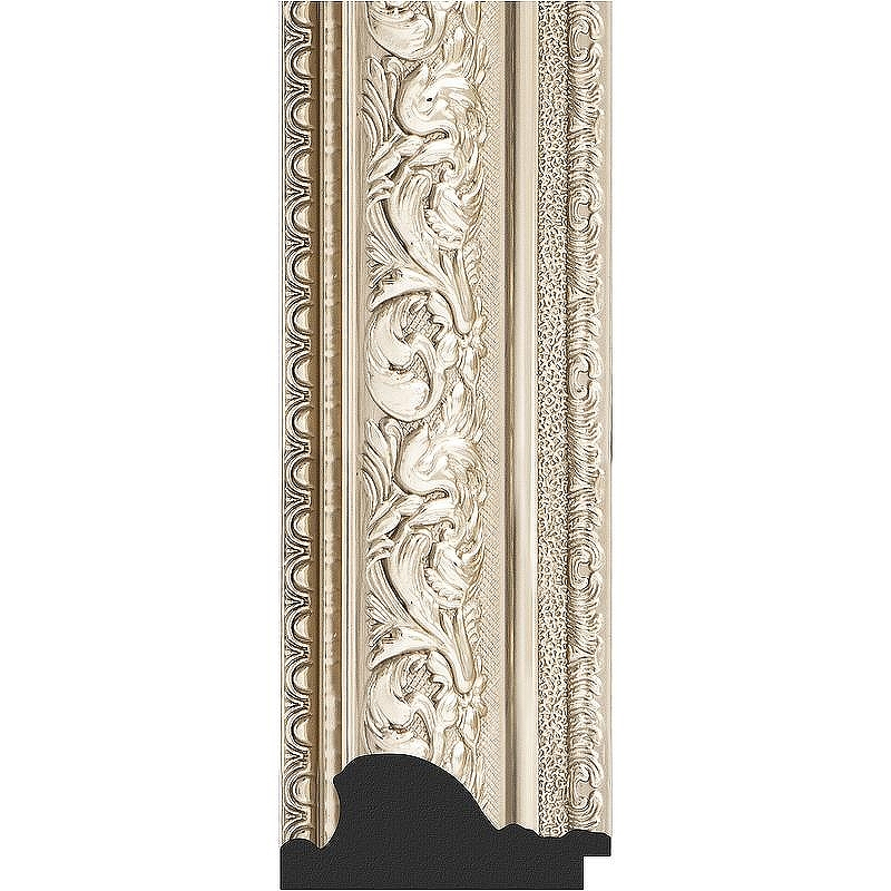 Зеркало Evoform Exclusive 140х60 BY 3530 с фацетом в багетной раме - Виньетка серебро 109, купить, цена, заказать, магазин, доставка, скидка, промокод, купить, цена, заказать, магазин, доставка, скидка, промокод