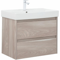 Тумба с раковиной Aquanet Nova Lite 75 305242 подвесная Орех светлый, купить, цена, заказать, магазин, доставка, скидка, промокод, купить, цена, заказать, магазин, доставка, скидка, промокод