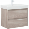 Тумба с раковиной Aquanet Nova Lite 75 305242 подвесная Орех светлый, купить, цена, заказать, магазин, доставка, скидка, промокод, купить, цена, заказать, магазин, доставка, скидка, промокод