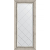 Зеркало Evoform Exclusive-G 126х56 BY 4061 с гравировкой в багетной раме - Римское серебро 88, купить, цена, заказать, магазин, доставка, скидка, промокод, купить, цена, заказать, магазин, доставка, скидка, промокод