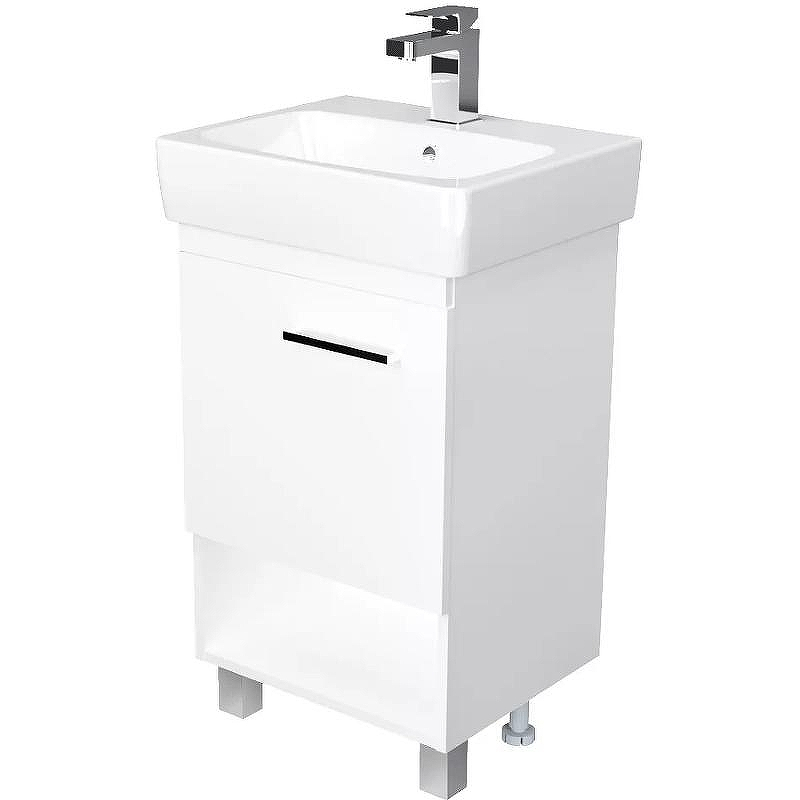 Тумба под раковину 1MarKa Tera 50 У76057 Белая глянцевая, купить, цена, заказать, магазин, доставка, скидка, промокод, купить, цена, заказать, магазин, доставка, скидка, промокод