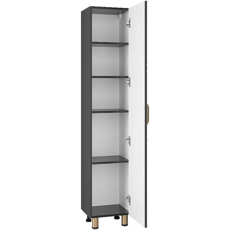 Шкаф пенал Brevita Gloster 35 R GLOS-05035-48-2П Графит матовый, купить, цена, заказать, магазин, доставка, скидка, промокод, купить, цена, заказать, магазин, доставка, скидка, промокод