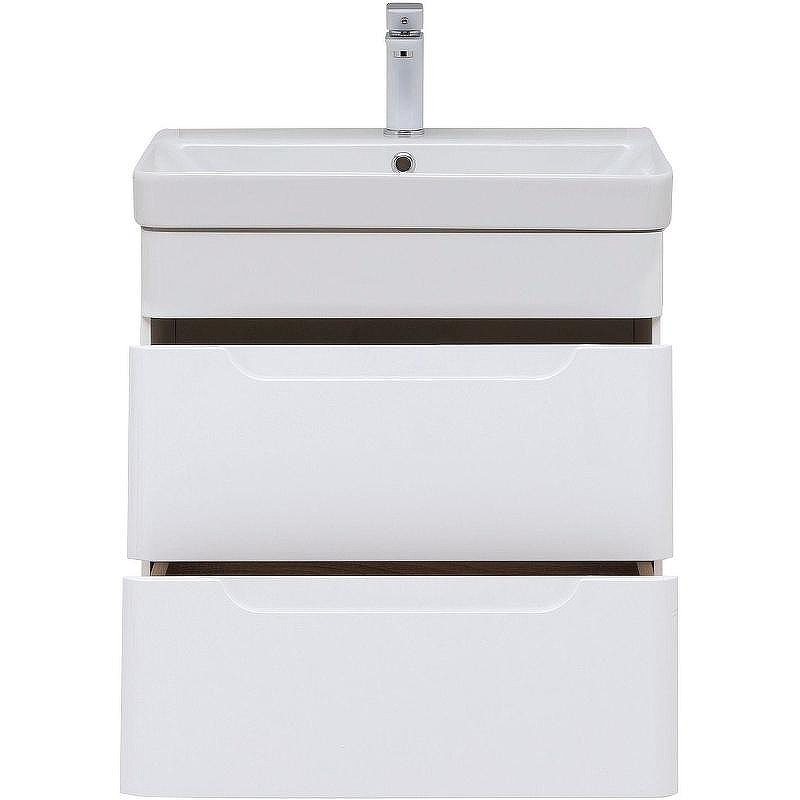 Тумба с раковиной Aquanet София 60 274194 подвесная Белый глянец, купить, цена, заказать, магазин, доставка, скидка, промокод, купить, цена, заказать, магазин, доставка, скидка, промокод
