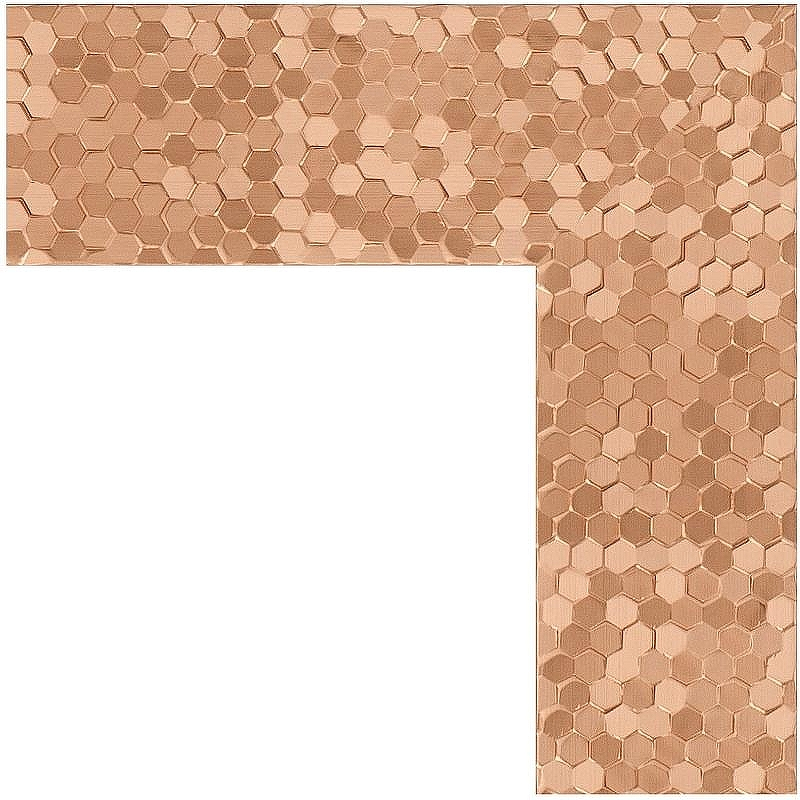 Зеркало Evoform Definite Floor 197х108 BY 6016 в багетной раме - Соты медь 70, купить, цена, заказать, магазин, доставка, скидка, промокод, купить, цена, заказать, магазин, доставка, скидка, промокод