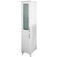 Шкаф пенал Sanflor Глория 32 L С000005722 Белый, купить, цена, заказать, магазин, доставка, скидка, промокод, купить, цена, заказать, магазин, доставка, скидка, промокод