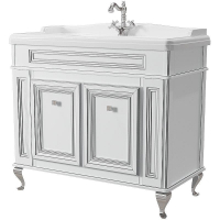 Тумба под раковину Caprigo Fresco 100 10625CH-021.CRM.00.05 Белая матовая, купить, цена, заказать, магазин, доставка, скидка, промокод, купить, цена, заказать, магазин, доставка, скидка, промокод