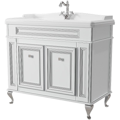 Тумба под раковину Caprigo Fresco 100 10625CH-021.CRM.00.05 Белая матовая