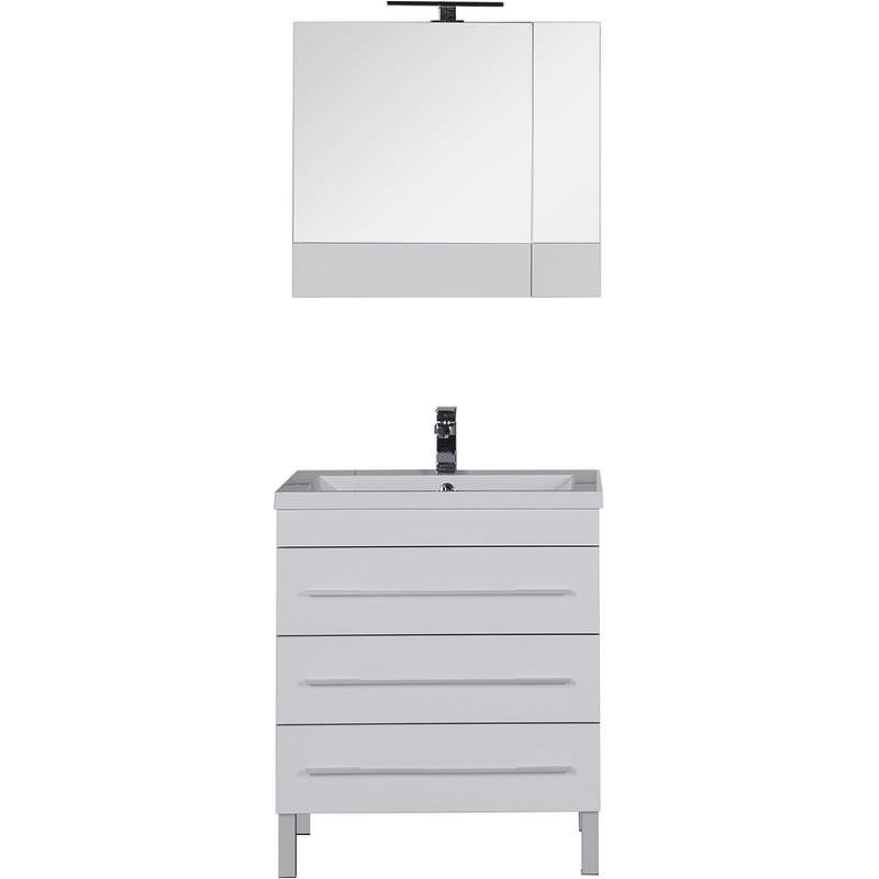 Комплект мебели для ванной Aquanet Верона 75 231040 Белый, купить, цена, заказать, магазин, доставка, скидка, промокод, купить, цена, заказать, магазин, доставка, скидка, промокод