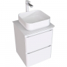 Тумба под раковину Aquanet Эмбер 50 330463 подвесная Белая матовая, купить, цена, заказать, магазин, доставка, скидка, промокод, купить, цена, заказать, магазин, доставка, скидка, промокод