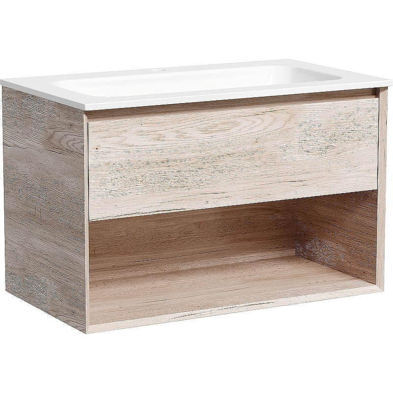 Тумба под раковину Sancos Marmi 1.0 80 MR1.080EG подвесная Дуб галифакс натуральный, купить, цена, заказать, магазин, доставка, скидка, промокод, купить, цена, заказать, магазин, доставка, скидка, промокод