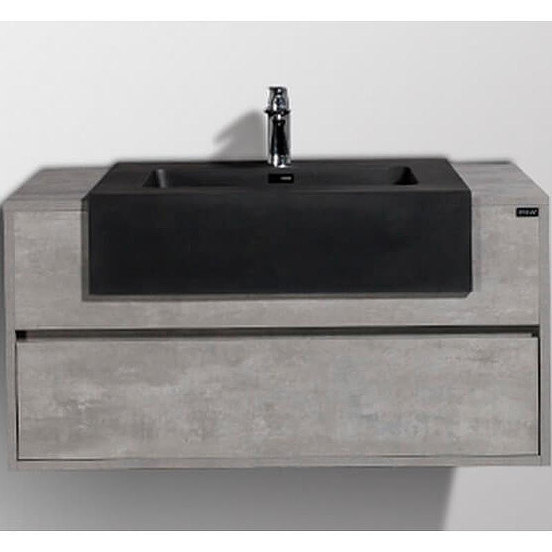 Тумба с раковиной Black&White Universe U903.1000 100 903U1000 подвесная G.ash, купить, цена, заказать, магазин, доставка, скидка, промокод, купить, цена, заказать, магазин, доставка, скидка, промокод