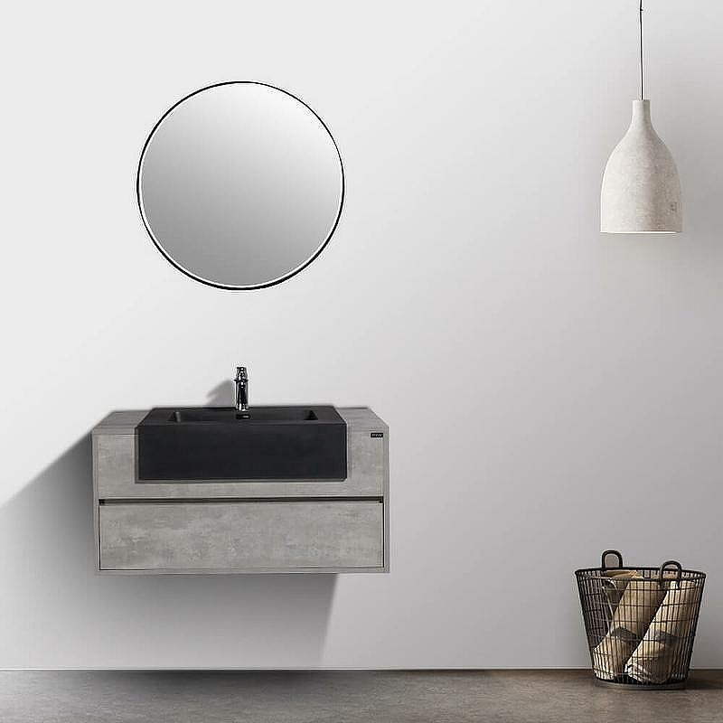 Тумба с раковиной Black&White Universe U903.1000 100 903U1000 подвесная G.ash, купить, цена, заказать, магазин, доставка, скидка, промокод, купить, цена, заказать, магазин, доставка, скидка, промокод