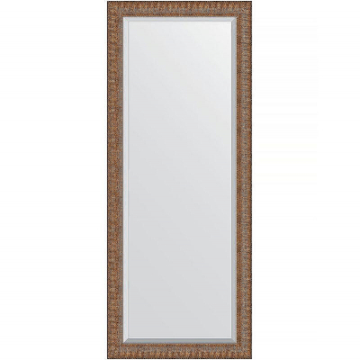 Зеркало Evoform Exclusive Floor 202х82 BY 6189 с фацетом в багетной раме - Медная кольчуга 88