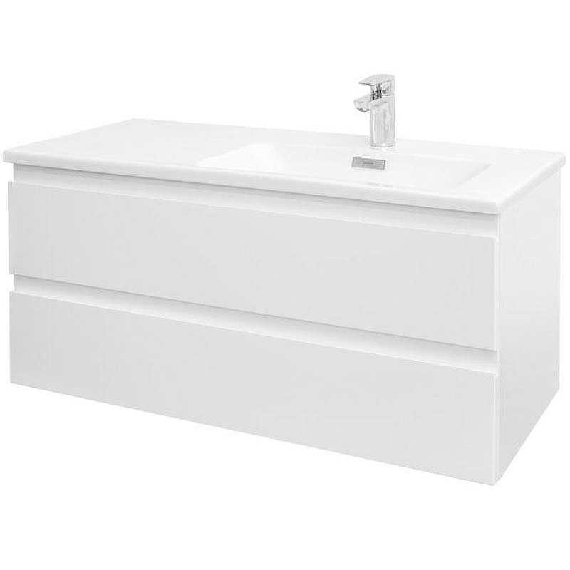 Тумба под раковину Jacob Delafon Madeleine 100 R EB2055-J51 подвесная Белая матовая, купить, цена, заказать, магазин, доставка, скидка, промокод, купить, цена, заказать, магазин, доставка, скидка, промокод