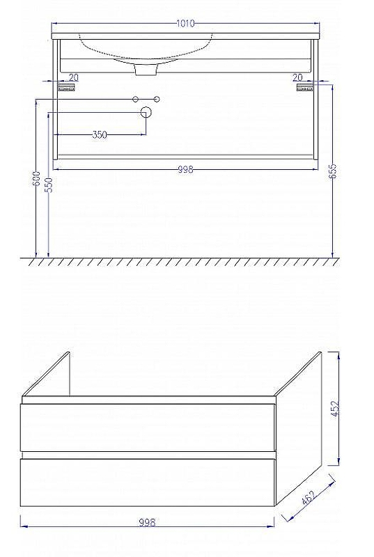 Тумба под раковину Jacob Delafon Madeleine 100 R EB2055-J51 подвесная Белая матовая, купить, цена, заказать, магазин, доставка, скидка, промокод, купить, цена, заказать, магазин, доставка, скидка, промокод