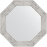 Зеркало Evoform Octagon 53х53 BY 3736 в багетной раме - Серебряный дождь 70, купить, цена, заказать, магазин, доставка, скидка, промокод, купить, цена, заказать, магазин, доставка, скидка, промокод