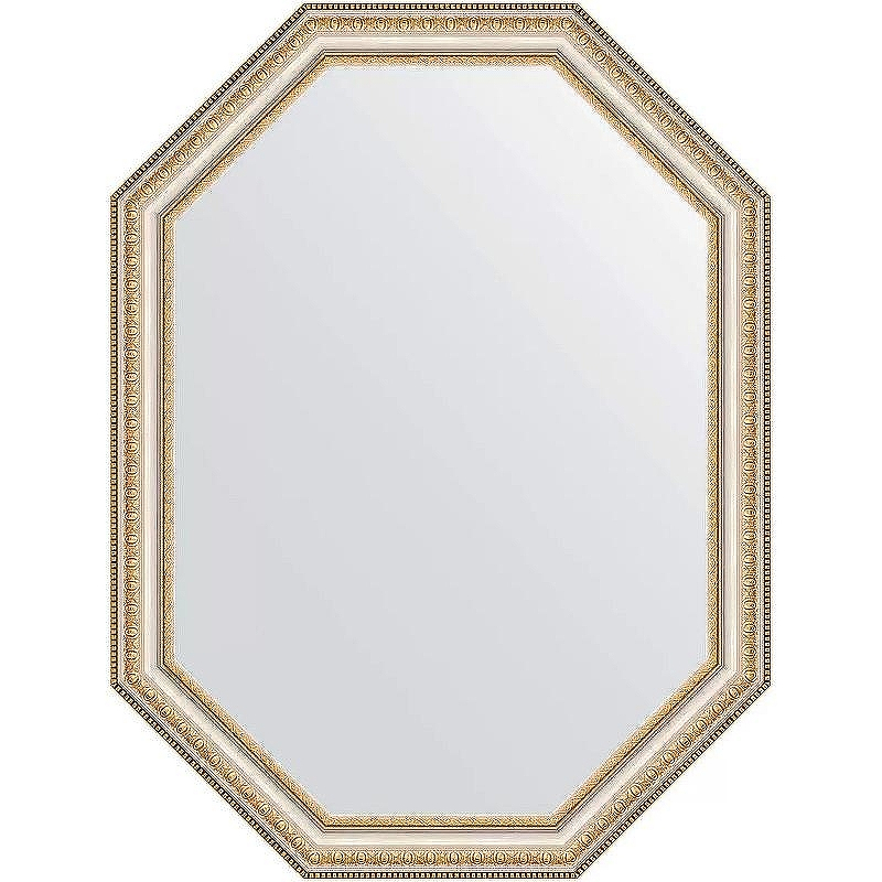 Зеркало Evoform Octagon 61х81 BY 7051 в багетной раме - Золотые бусы на серебре 60, купить, цена, заказать, магазин, доставка, скидка, промокод, купить, цена, заказать, магазин, доставка, скидка, промокод