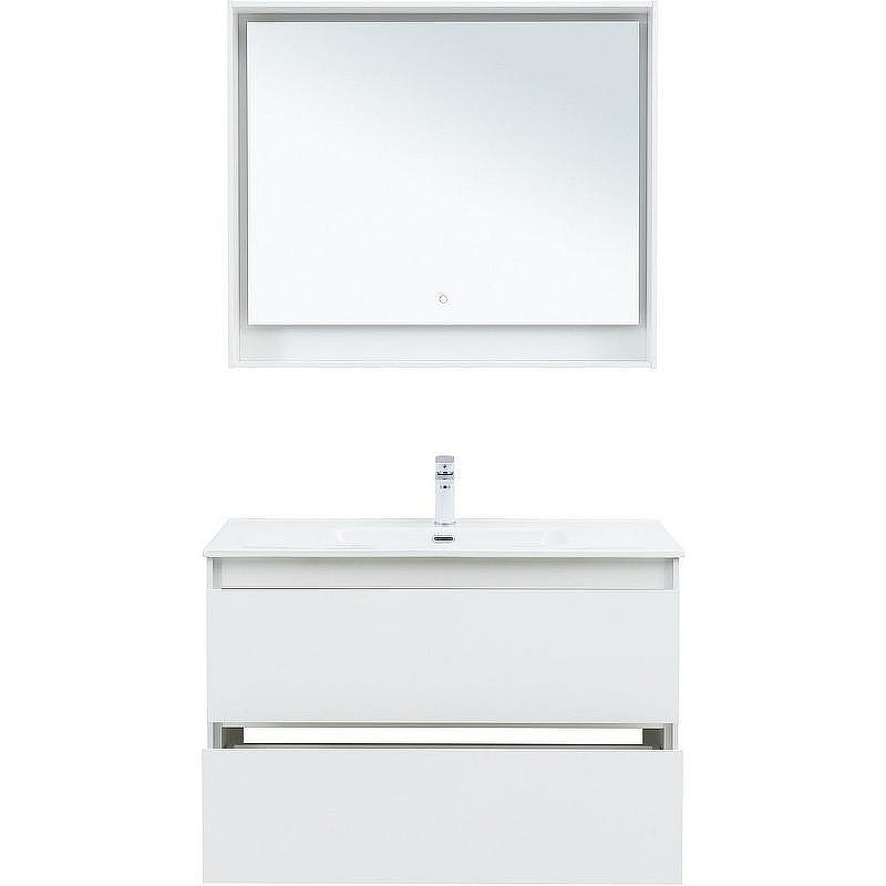 Тумба под раковину Aquanet Милан 100 336370 подвесная Белый глянец, купить, цена, заказать, магазин, доставка, скидка, промокод, купить, цена, заказать, магазин, доставка, скидка, промокод