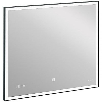 Зеркало Cersanit Led 011 Design 80 KN-LU-LED011*80-d-Os с подсветкой с часами