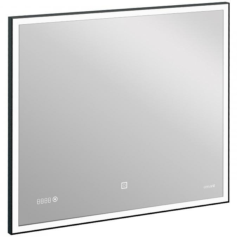 Зеркало Cersanit Led 011 Design 80 KN-LU-LED011*80-d-Os с подсветкой с часами, купить, цена, заказать, магазин, доставка, скидка, промокод, купить, цена, заказать, магазин, доставка, скидка, промокод