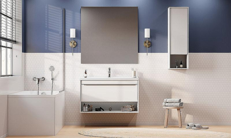 Шкаф пенал Aquaton Хоуп 33 1A287503HP2B0 подвесной Белый матовый, купить, цена, заказать, магазин, доставка, скидка, промокод, купить, цена, заказать, магазин, доставка, скидка, промокод