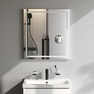 Зеркало AM.PM Gem 65 M91AMOX0653WG с подсветкой с механическим выключателем