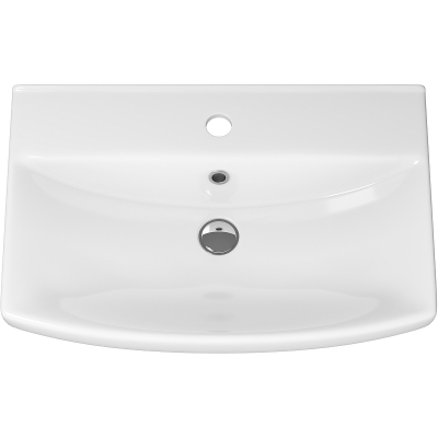 Тумба с раковиной Misty Клермонт 60 УТ000015434 Белая матовая