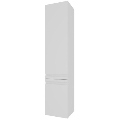 Шкаф пенал Aquatek Вега 35 L AQ70035L-MW подвесной Белый матовый