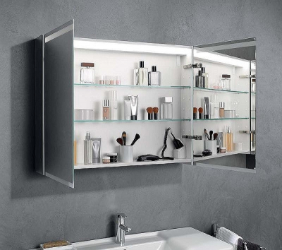 Зеркальный шкаф Geberit Option 90 500.583.00.1 с подсветкой с сенсорным выключателем