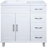 Тумба с раковиной Misty Купер 90 L УТ000010922 Белая, купить, цена, заказать, магазин, доставка, скидка, промокод, купить, цена, заказать, магазин, доставка, скидка, промокод