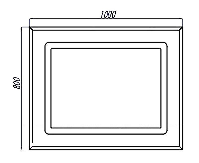 Зеркало Aquaton Римини 100 1A136902RN010 с подсветкой с сенсорным выключателем с подогревом, купить, цена, заказать, магазин, доставка, скидка, промокод, купить, цена, заказать, магазин, доставка, скидка, промокод