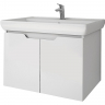 Тумба под раковину Dreja Q (D) 70 99.1002 подвесная Белая, купить, цена, заказать, магазин, доставка, скидка, промокод, купить, цена, заказать, магазин, доставка, скидка, промокод