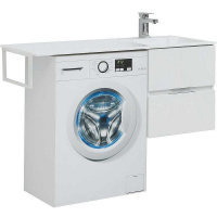 Тумба под раковину Aquanet Алвита 120 R 243660 подвесная Белая, купить, цена, заказать, магазин, доставка, скидка, промокод, купить, цена, заказать, магазин, доставка, скидка, промокод