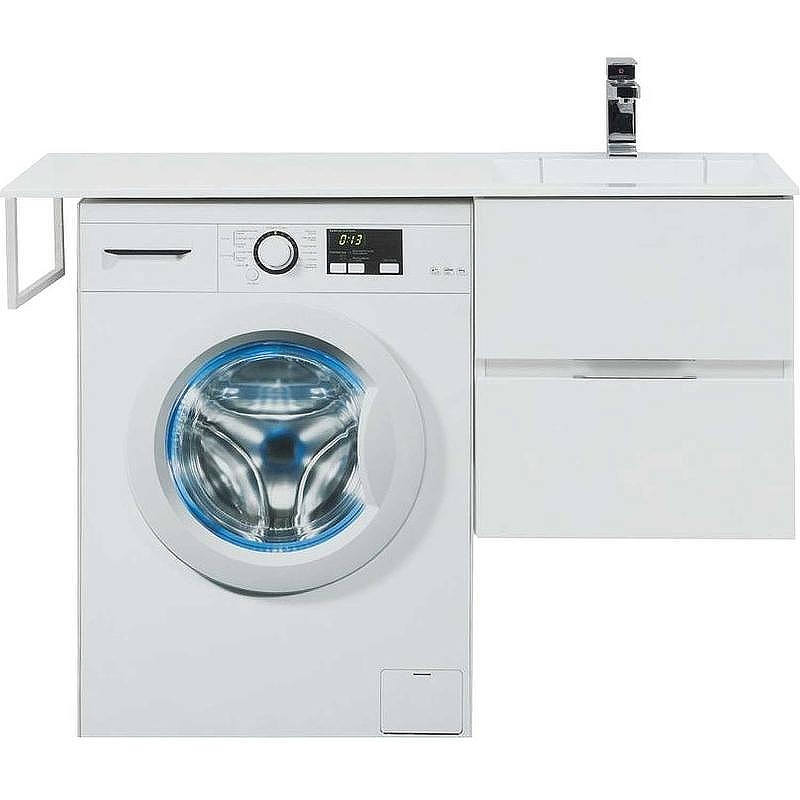 Тумба под раковину Aquanet Алвита 120 R 243660 подвесная Белая, купить, цена, заказать, магазин, доставка, скидка, промокод, купить, цена, заказать, магазин, доставка, скидка, промокод