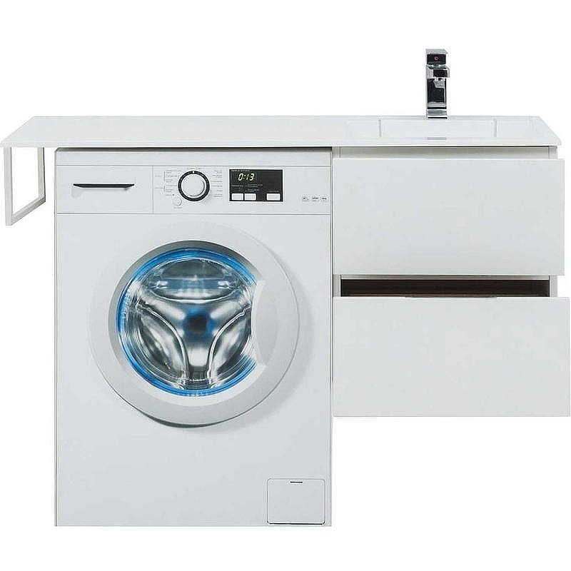 Тумба под раковину Aquanet Алвита 120 R 243660 подвесная Белая, купить, цена, заказать, магазин, доставка, скидка, промокод, купить, цена, заказать, магазин, доставка, скидка, промокод