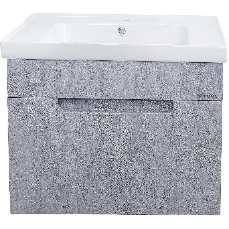 Тумба под раковину Bellezza Грейс 70 4630811190483 подвесная Скала серая, купить, цена, заказать, магазин, доставка, скидка, промокод, купить, цена, заказать, магазин, доставка, скидка, промокод