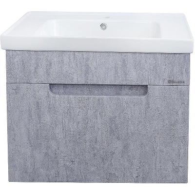 Тумба под раковину Bellezza Грейс 70 4630811190483 подвесная Скала серая