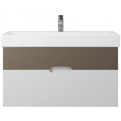 Тумба под раковину Creto Malibu 100 7-1079CapS подвесная Capuchino Soft