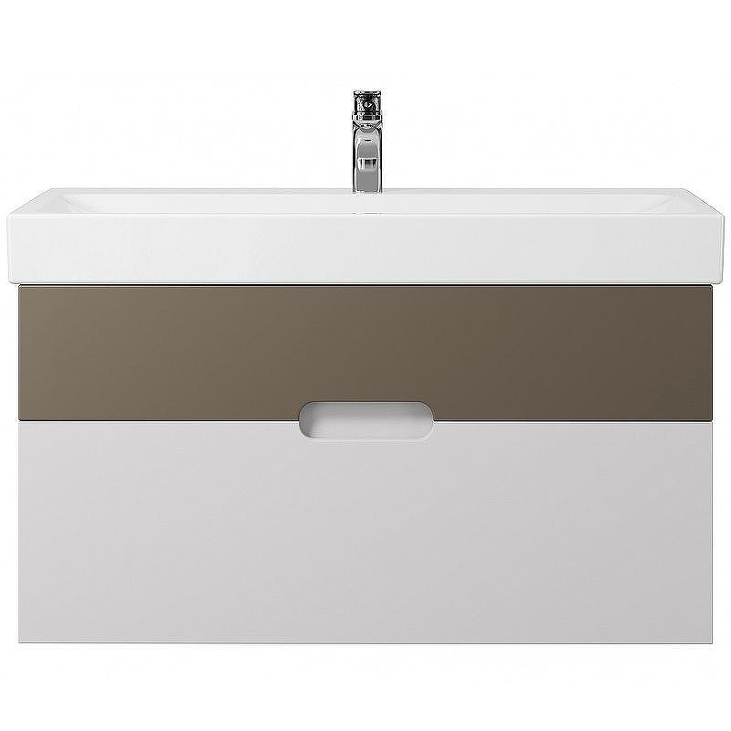 Тумба под раковину Creto Malibu 100 7-1079CapS подвесная Capuchino Soft, купить, цена, заказать, магазин, доставка, скидка, промокод, купить, цена, заказать, магазин, доставка, скидка, промокод