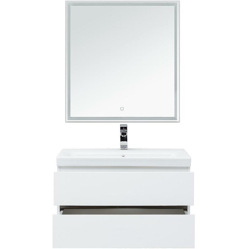 Комплект мебели для ванной Aquanet Беркли 80 258909 подвесной Белый Дуб рошелье, купить, цена, заказать, магазин, доставка, скидка, промокод, купить, цена, заказать, магазин, доставка, скидка, промокод