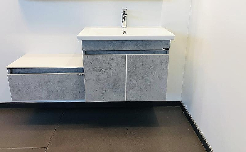 Тумба с раковиной Comforty Осло 70ПД 00-00006118 подвесная Бетон светлый, купить, цена, заказать, магазин, доставка, скидка, промокод, купить, цена, заказать, магазин, доставка, скидка, промокод