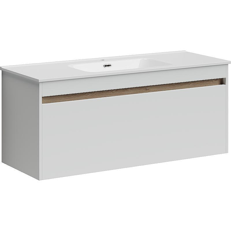 Тумба под раковину Sancos Smart 120 SM120-1W подвесная Белый глянец, купить, цена, заказать, магазин, доставка, скидка, промокод, купить, цена, заказать, магазин, доставка, скидка, промокод