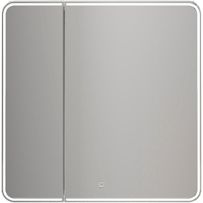 Зеркальный шкаф Creto Zoe 80 16-805800Z с подсветкой Белый